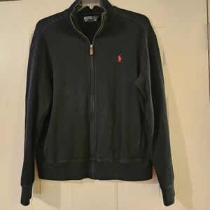 POLO Ralph Lauren Full Zip Knit Jacket Sweatshirt Thermal Pony Classic Men's L